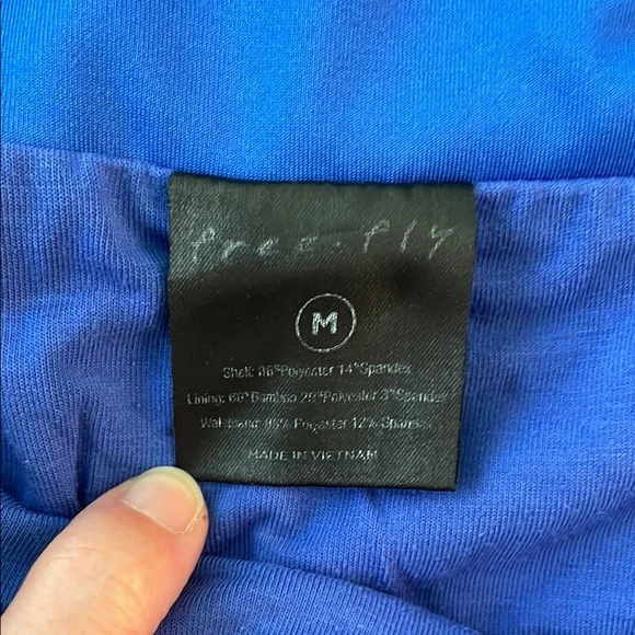 Free Fly Apparel Women's Athletic Shorts - Blue - Picture 2 of 11